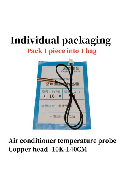 Copper head 10K TZW 1PCS Air Conditioning Temperature Sensor 5K 10K 15K 20K 50K 100K Conditioner Tu