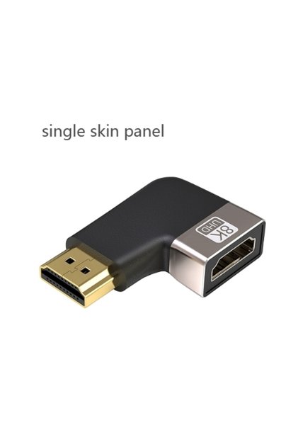8k CW90 HDMI 90 and 270 Degree Adapter,HDMI 2.1 8K@60hz 2.0 4K@120hz 2K Right Angle HDMI L Adapter