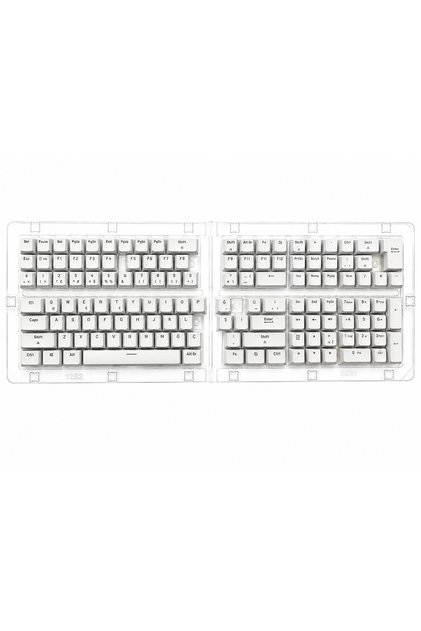 132 Tuş Universal Mekanik Klavye Tuş Takımı Kapağı Keycap Beyaz TR Layout Türkçe Dizilim