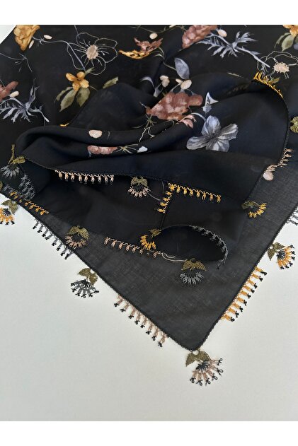Handcrafted Needle Embroidered Writing/Needle Embroidery/Needle Work Yemeni/Handcrafted Cheesecloth/Head Cover