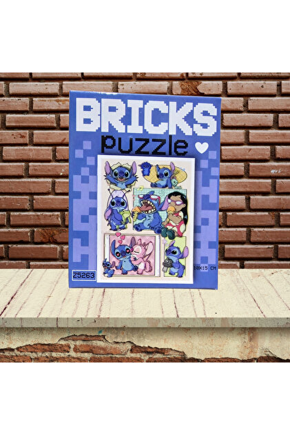 Bricks PUZZLE 10X15 PUZZLE 100 PARÇA NO:3 LILO VE STITCH - Fiyatı