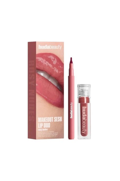 Hoodie Beauty Lip Duo Set Make Out Ciss Rosy Nudes