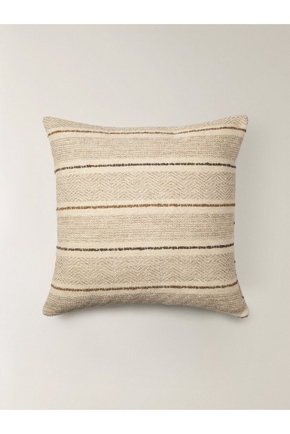 Velora Krem Kırlent Kılıfı (45 x 45 cm)
