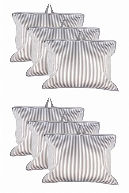 Nart Home 6'lı Set Çok Amaçlı Yastık Hurcu ve Saklama Çantası