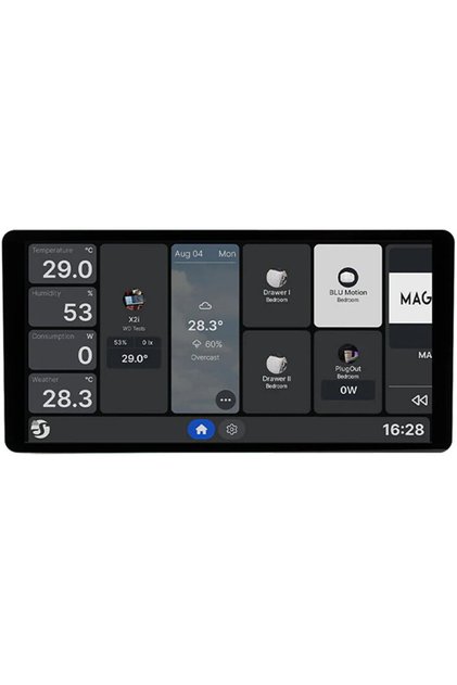 Wall Display X2i 6.95" Wi-Fi 6 Bluetooth 5.0 Negru 178x87x11mm