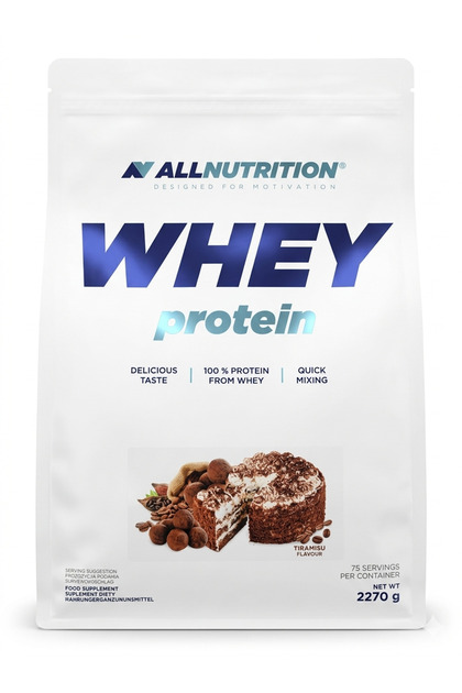 Whey Protein Tiramisu Flavor 2270g (5 lbs) | 21g Protein per Serving | 75 Servings