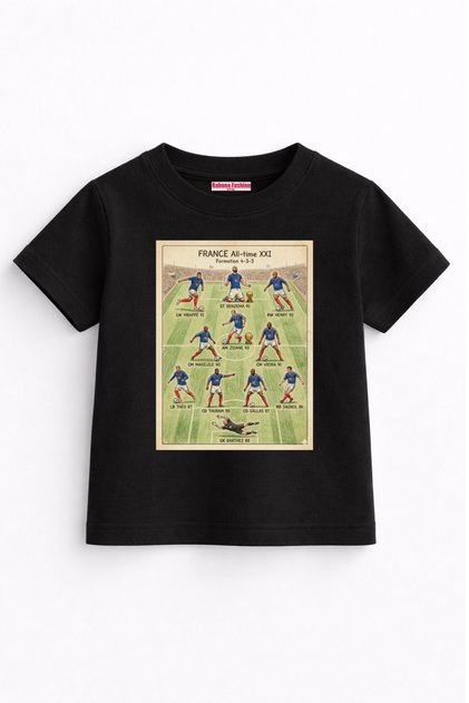 Retro Legend 11 France Squad Design T-Shirt