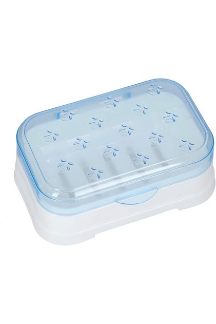 13x10CM Soap Box, Soap Holder Organiser Box Case - Soap Dish Holder Set for Bathroom
