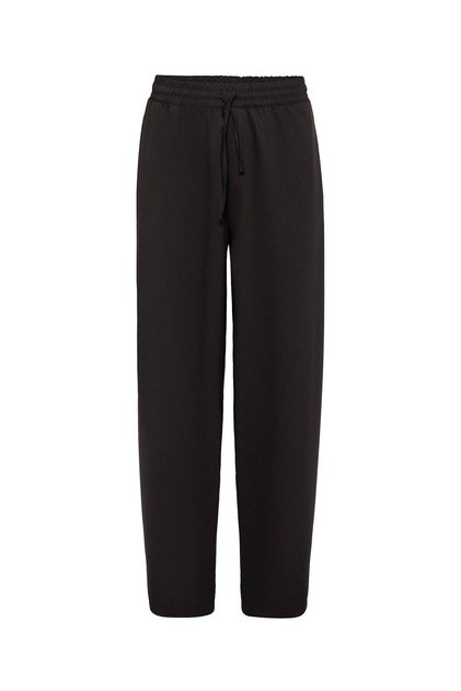 Elastic Waist Baggy Trousers