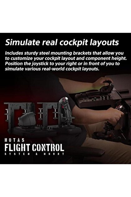 Hori HOTAS Flight Control System & Mount Uçuş Kontrol Sistemi