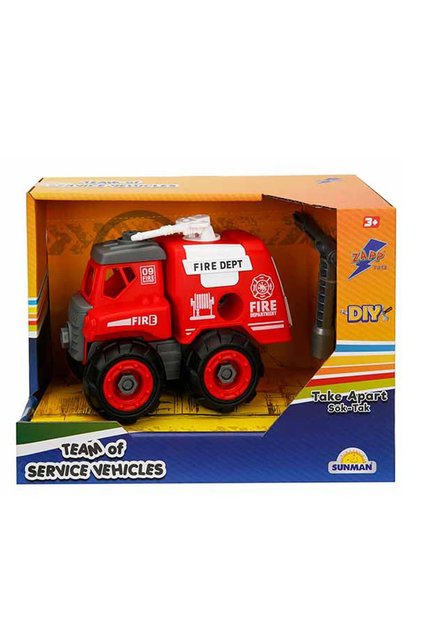Camion pompieri cu extinctor si surubelnita, Zapp Toys, 16 cm