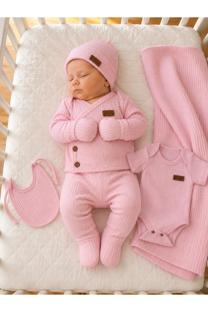 7-Piece Corded Newborn Hospital Release Baby Set
