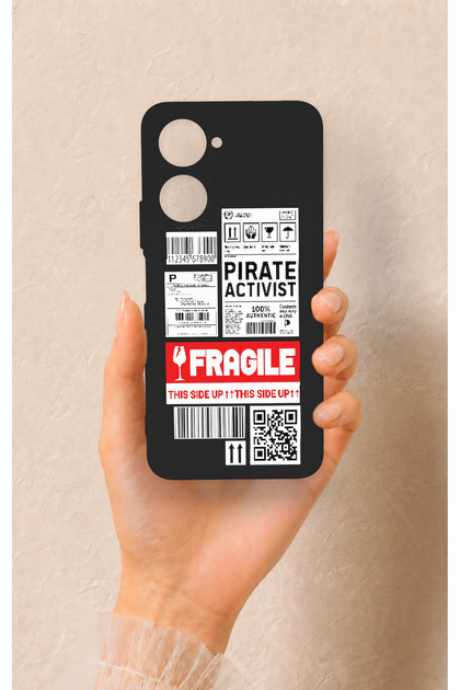 Vivo Y18 Compatible Fragile Patterned Silicone Case