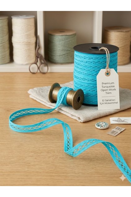 French Scallop Ribbon 15mm - 20 Meters