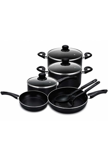 PFOA-Free Non-Stick Cookware Set – 10 Pieces for Healthy Home Cooking