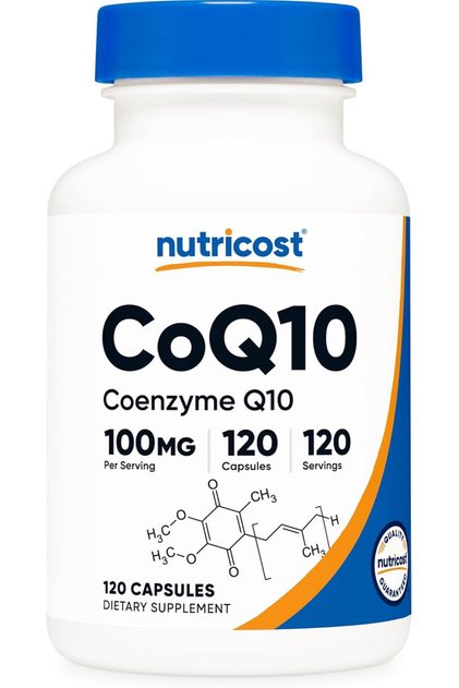 CoQ10 100mg, 120 Vegetarian Capsules, 120 Servings - High Absorption, Vegetarian, Non-GMO, Coenzyme Q10