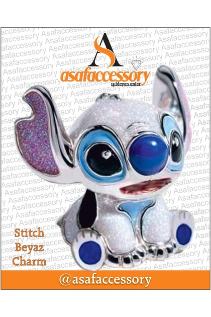 Stitch Beyaz Charm | Asafaccessory