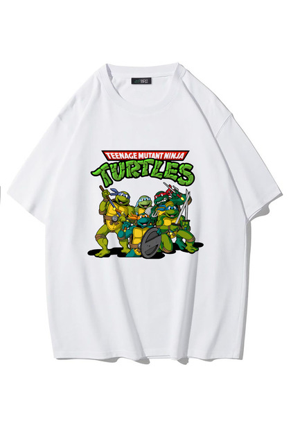 ウカスカジー No.12 Tシャツ L BRZ COLLECTION Unisex Oversize Teenage Mutant Ninja Turtles