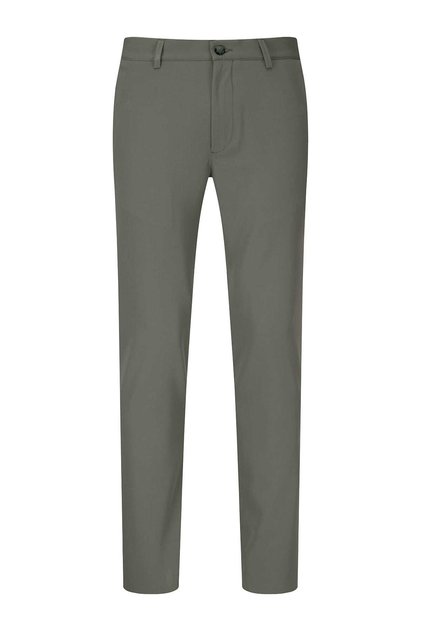 Green Relaxed Fit Linen Jogger Pants with Side Pockets