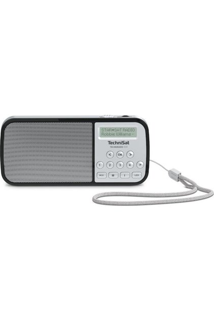 TechniRadio Μίνι Ραδιόφωνο Επαναφορτιζόμενο DAB+ με USB Ασημί