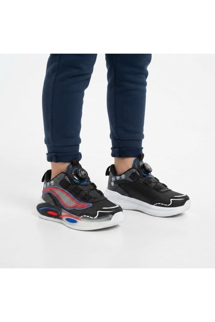 Smart Lace-Up Water Repellent Outer Fabric Boys' Comfortable Lightweight Sports School Shoes Maxsis-150-E