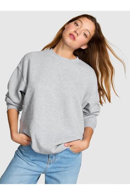 Ivy Oversize Bisiklet Yaka Sweatshirt