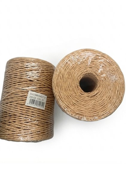 1 Piece of Sultan Paper Thread 200 Grams Bag Hat Supla Basket Macrame Straw Weaving Thread Color:89
