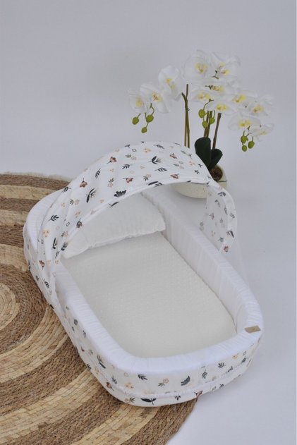 Portable Baby Mosquito Net with Brush and Cushion Padded Edges – Mosquito Protection for Infants and Newborns