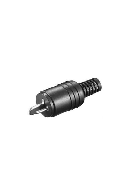 Conector difuzor cu conexiune prin șurub și protecție cablu, negru