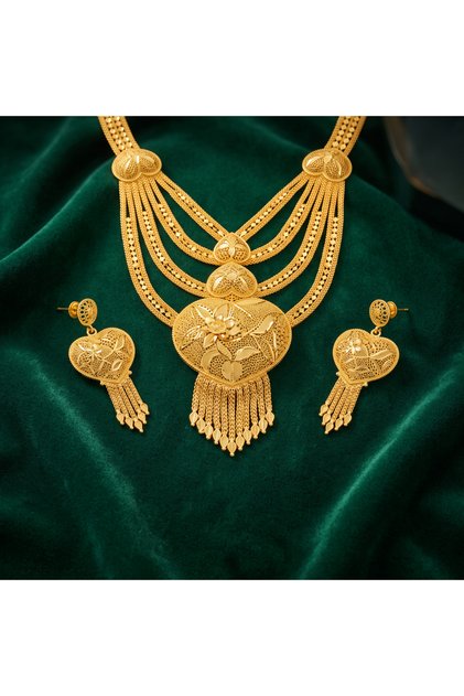 22 ayar altın kaplama set