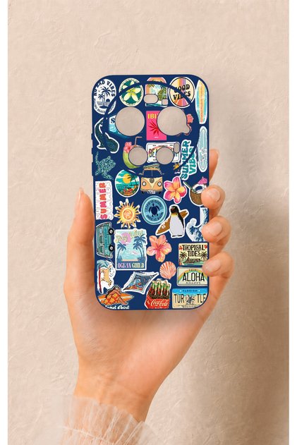 Xiaomi Mi 17 Ultra Compatible Summer Vibes Patterned Silicone Case