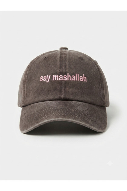 SAY MASHALLAH (MAŞALLAH DE) NAKIŞLI ESKİTME KEP ŞAPKA
