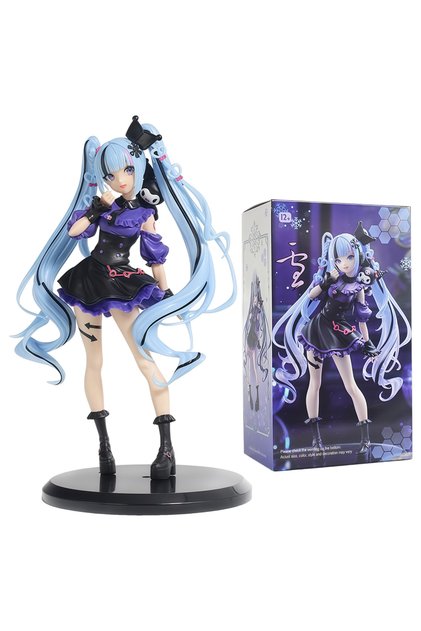 Bandai 1pcs-box Hot Anime Anime Goddess Dopamine Hatsune Miku Figure Cherry Hatsune Miku Handmade PV