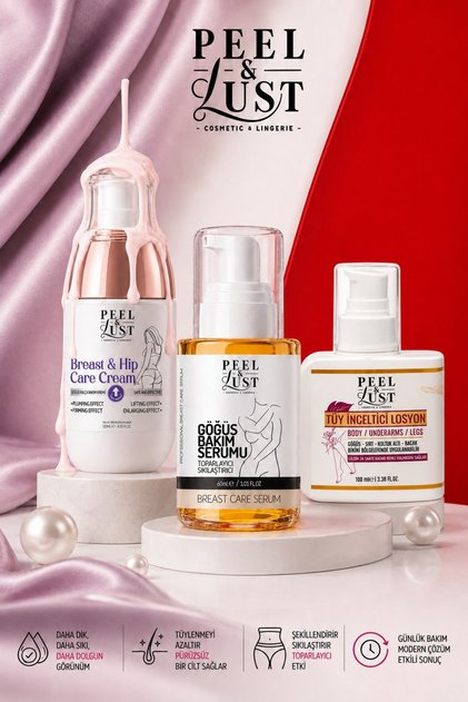 Triple Advantage Set, Breast Care Serum, Hair Lotion Set, Hip and Breast Firming
