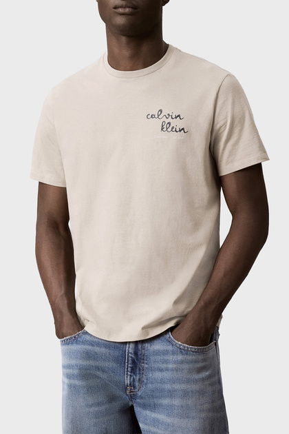 % 100 Pamuk Slim Fit Bisiklet Yaka T Shirt LV04RG837GPED Erkek T SHİRT LV04RG837G PED