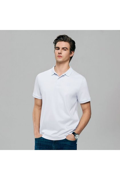 Men Slim Liquid Touch Cotton Polo