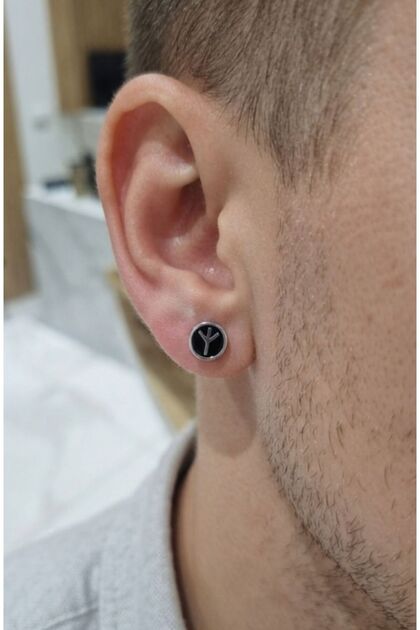 Men's Magnetic Steel Earrings
