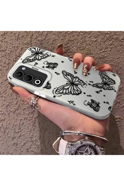 Oppo A5 4G/5G Compatible Elegant Night Style Butterfly Case, Durable Protective Case for Daily Use