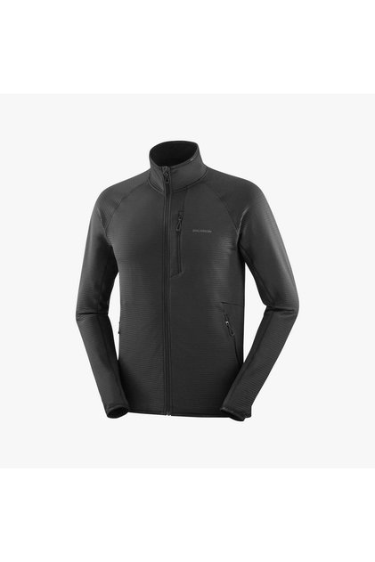 ESSENTIAL LIGHTWARM Erkek Tam Fermuar Polar Deep Black LC2443600
