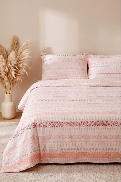 Havana 100% Cotton Ranforce Double Duvet Cover Set – 4 Pieces