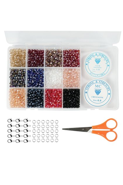 Aren Crystal Bead Jewelry Making Set 6 mm | Premium Package