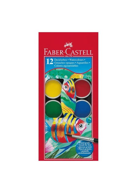 Faber-castell watercolor small size 12 colors