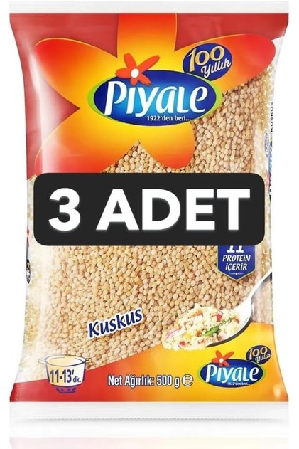 100. Yıl Serisi Durum Buğdayı Kuskus Makarna 3 ADET