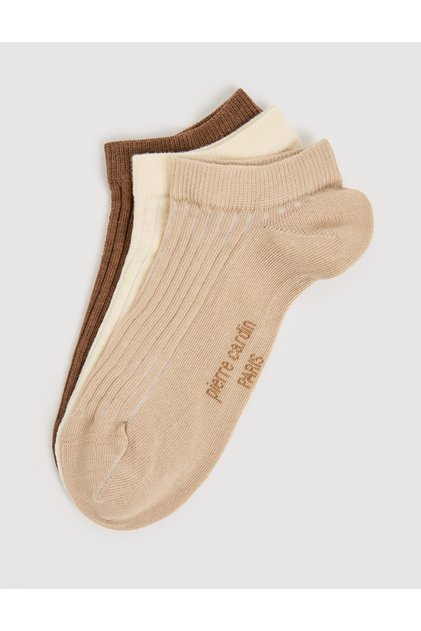 3-teilige Booties-Socken für Damen 50334005-VR011