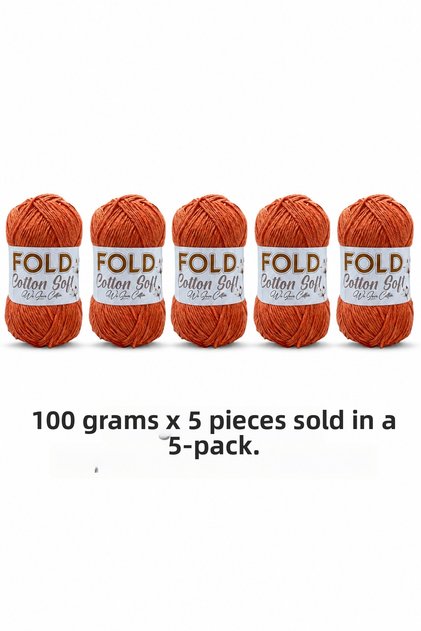 Cotton Soft Orange 702 Cotton Thread 100 Gr 200 Mt 100% Cotton Bag Thread Amigurumi Thread Knitting Thread