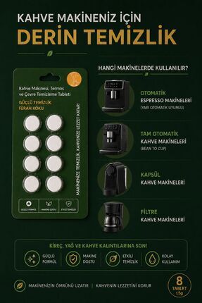 Bosch Siemens Tz80002a Kahve Makinesi Kireç Temizleme Tableti