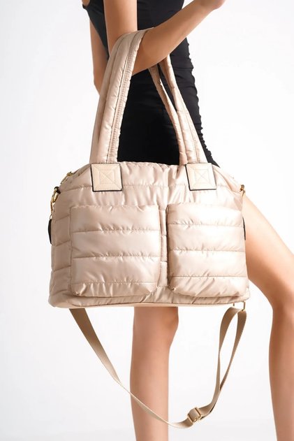 Women's Custom Designed Parachute Fabric Oversized Shoulder Shoulder Bag