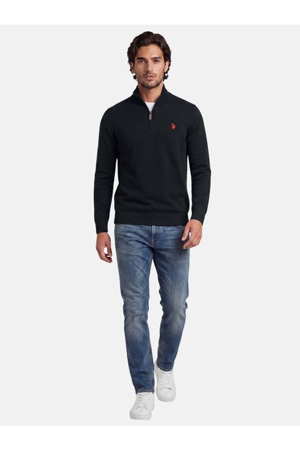 Herren Pullover Half Zip P-010