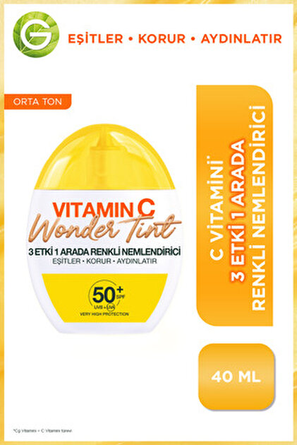 Garnier C Vitamini Wonder Tint 3 Etki 1 Arada Renkli Nemlendirici
