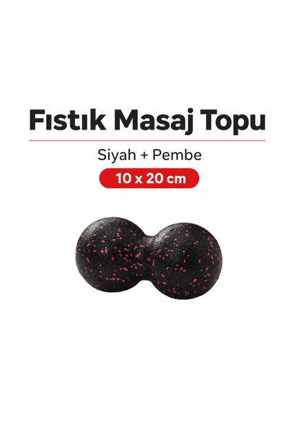 10 cm Peanut Lacrosse Massage Ball 10x20 Cm Masaj Top Pembe Cilt Sıkılaştırıcı